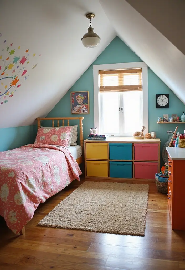 25 Attic Bedroom Ideas for Kids That Feel Cozy and Cool 15. Terrific Toyland