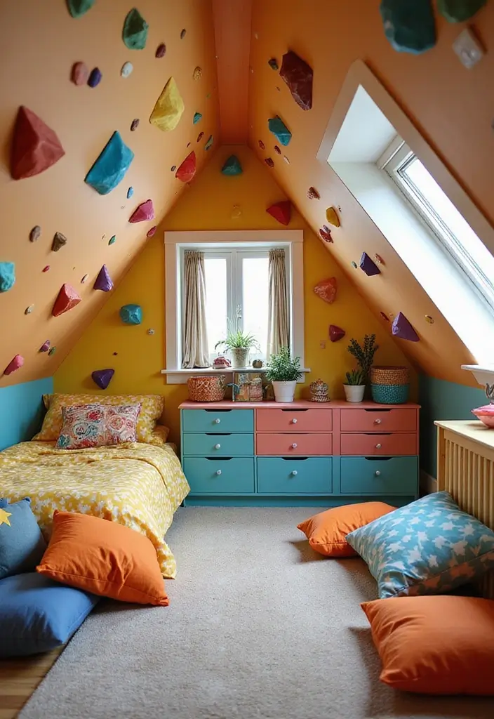 25 Attic Bedroom Ideas for Kids That Feel Cozy and Cool 2. Adventure Zone