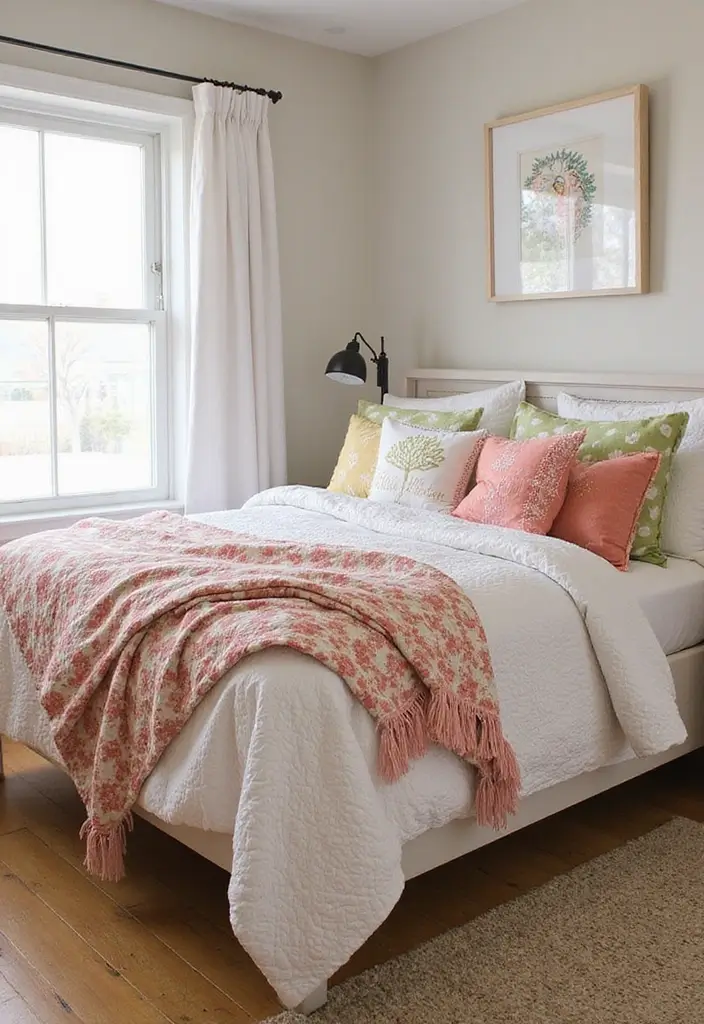 25 Farmhouse Kids Bedroom Inspirations That Are Cozy and Chic - 3. Farmhouse Style Bedding