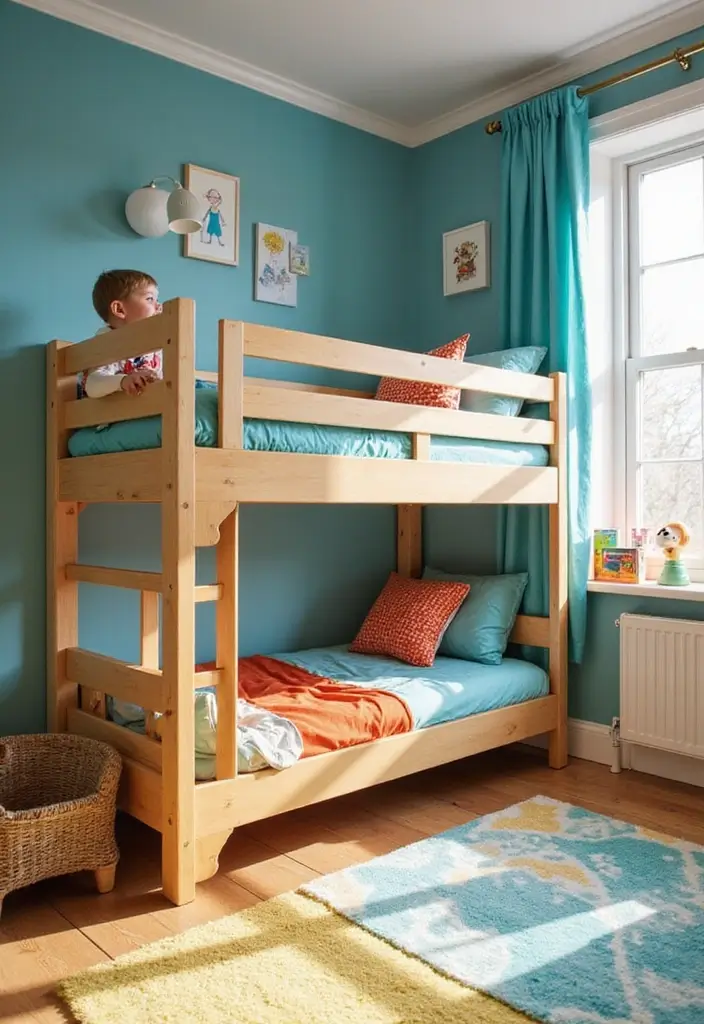 25 Floor Bed Ideas for Kids That Encourage Independence - 11. Space-Saving Loft Bed