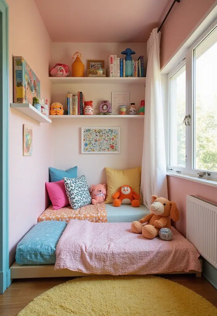 25 Floor Bed Ideas for Kids That Encourage Independence - 17. Nesting Floor Beds