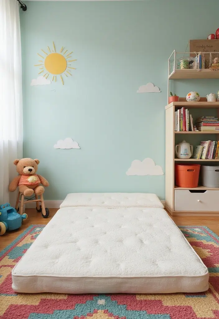 25 Floor Bed Ideas for Kids That Encourage Independence - 9. Soft Floor Mattress