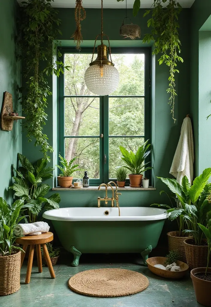 25 Kids Bathroom Themes That Make Bath Time Fun - 22. Jungle Journey