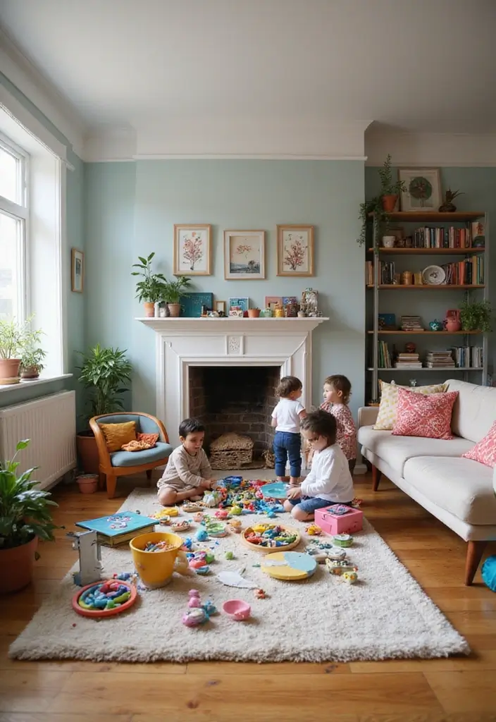 25 Kids Living Room Ideas That Work for the Whole Family - 16. Tech-Free Zones