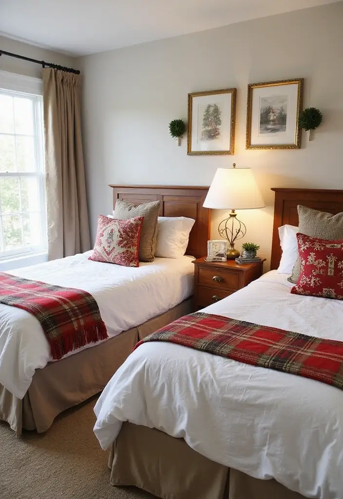 25 Kids Shared Bedroom Ideas for Boy and Girl That Work Perfectly 20. Seasonal Decor Updates