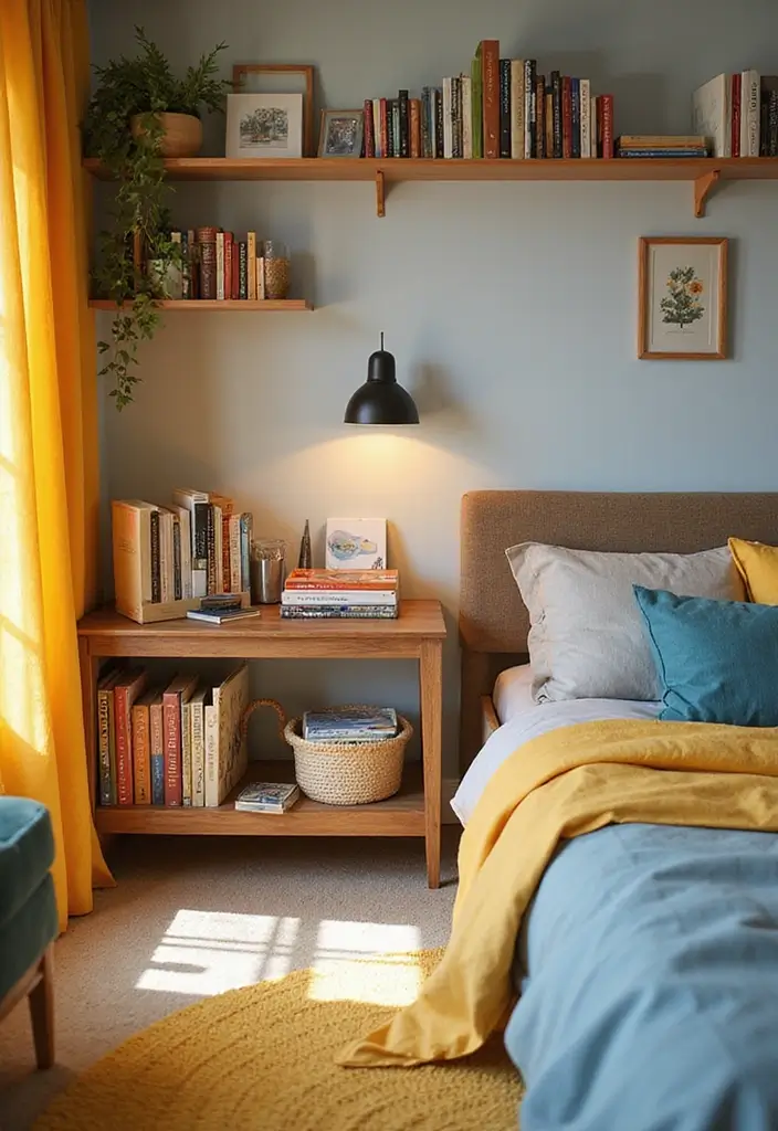 25 Kids Shared Bedroom Ideas for Boy and Girl That Work Perfectly 24. Cozy Reading Corner
