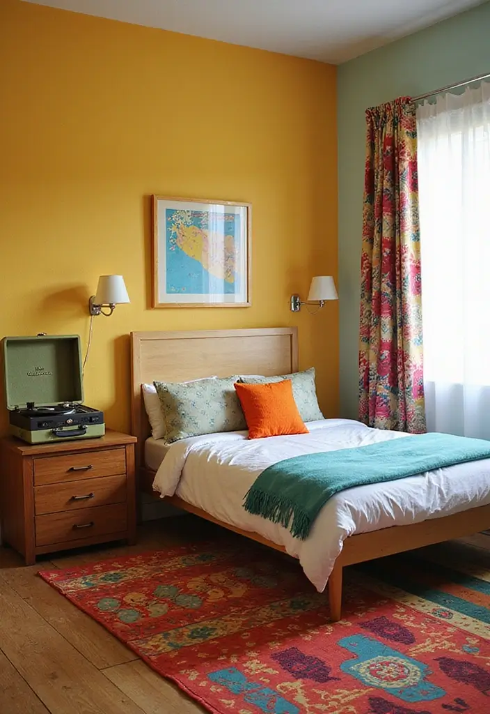 25 Modern Kids Bedroom Designs That Look Trendy Yet Cozy - 19. Retro Revival