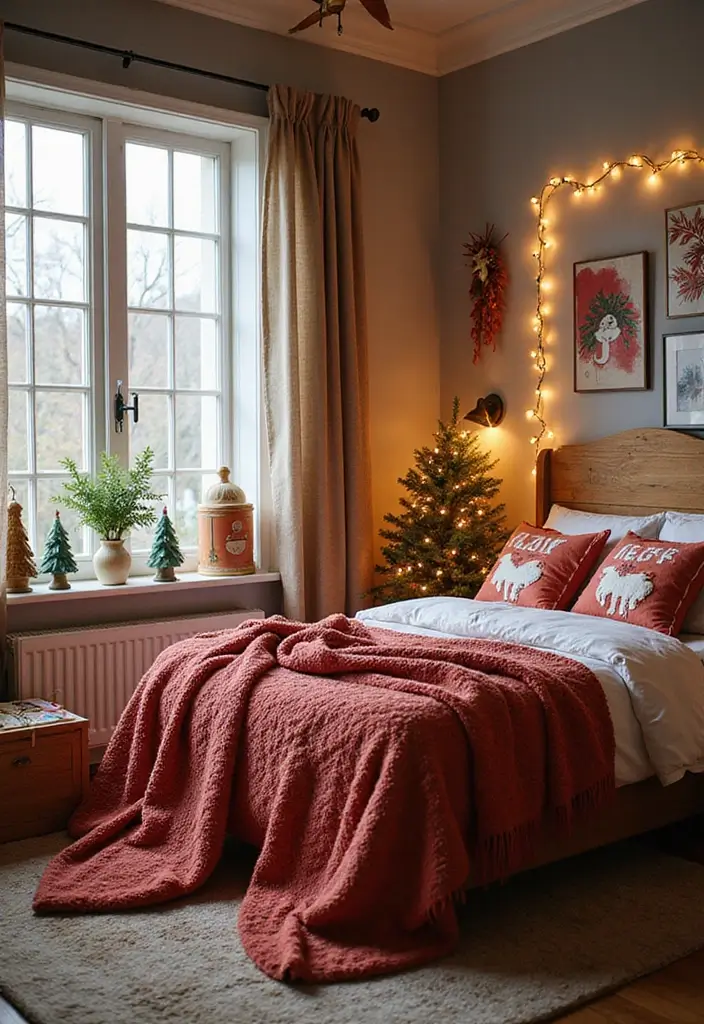 25 Modern Kids Bedroom Designs That Look Trendy Yet Cozy - 25. Holiday Magic