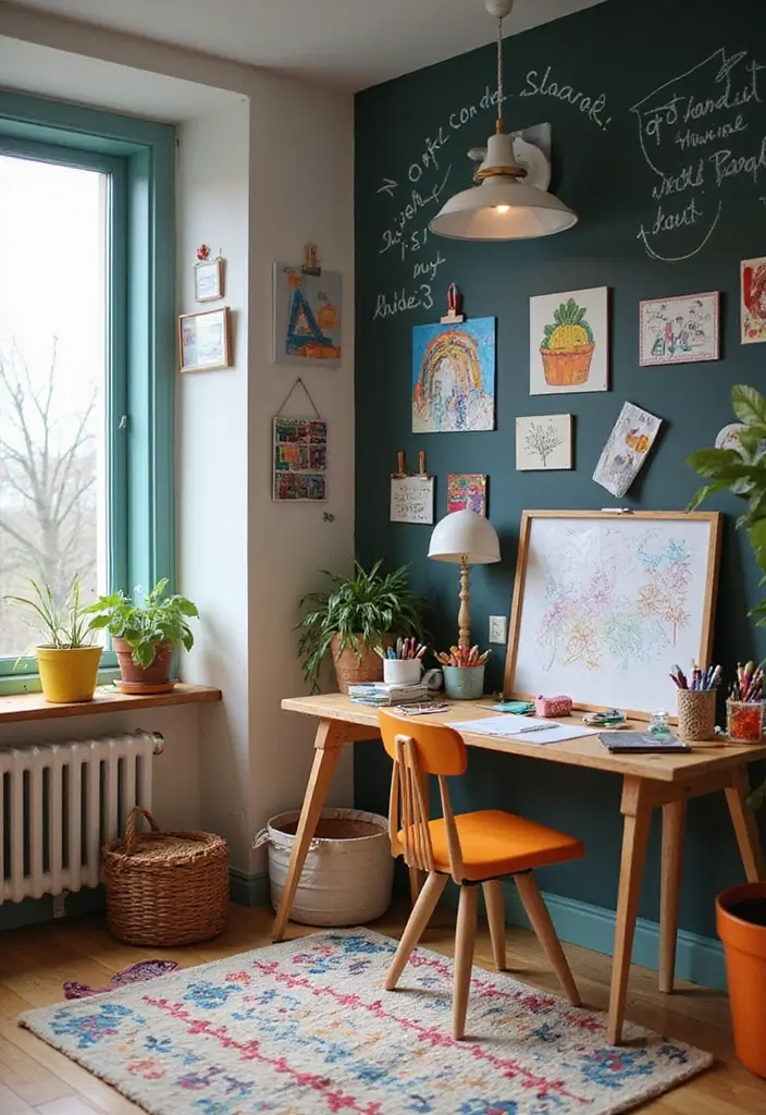 25 Modern Kids Bedroom Designs That Look Trendy Yet Cozy - 4. Artful Expression