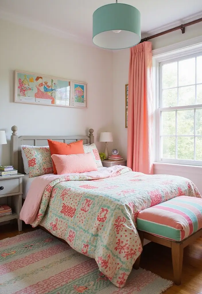25 Modern Kids Bedroom Designs That Look Trendy Yet Cozy - 9. Playful Patterns