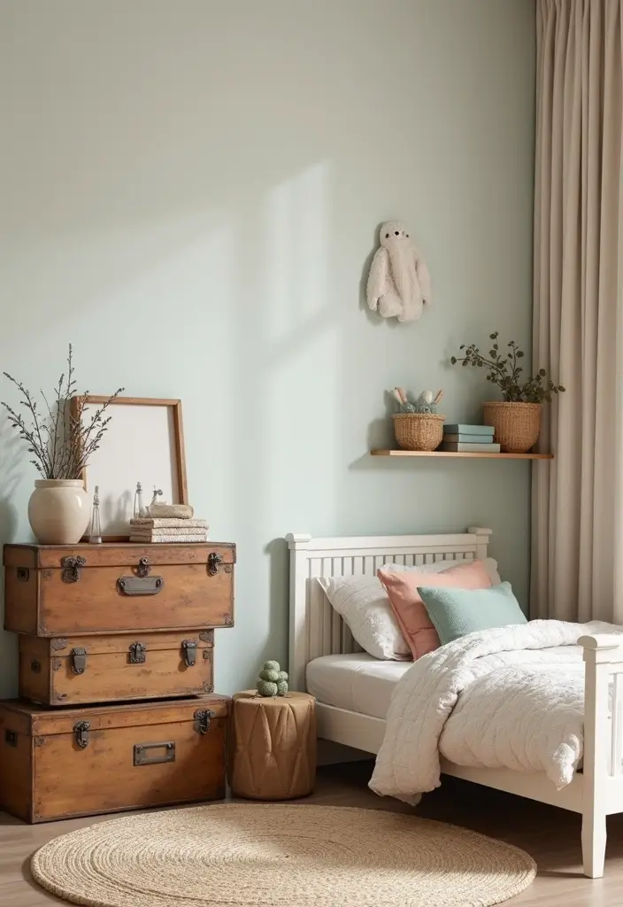 25 Neutral Kids Room Styles That Work for Any Age - 10. Vintage Vibes