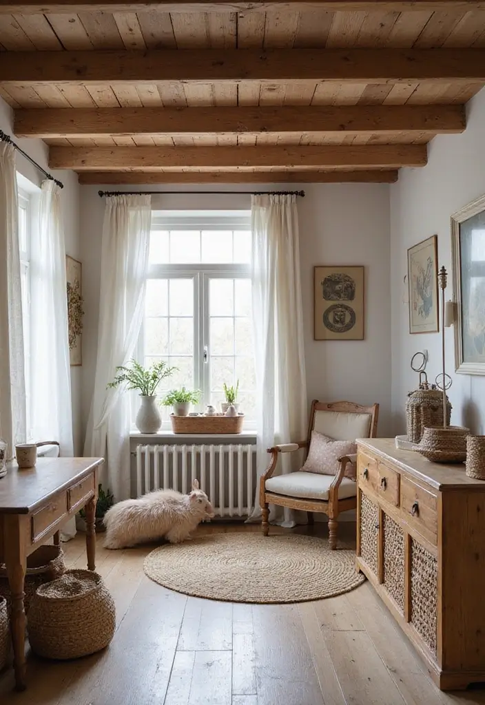 25 Neutral Kids Room Styles That Work for Any Age - 8. Rustic Charm