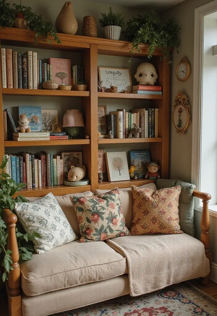 26 Forest Kids Room Ideas That Bring Nature Indoors - 14. Storybook Forest Nook