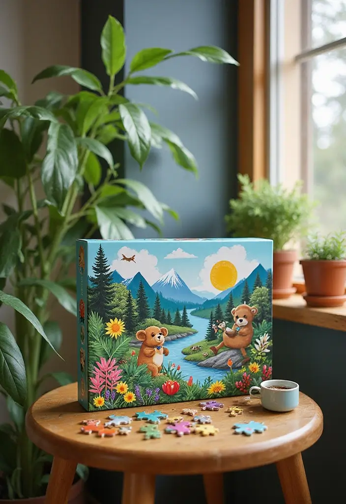 26 Forest Kids Room Ideas That Bring Nature Indoors - 24. Playful Nature-Themed Puzzles