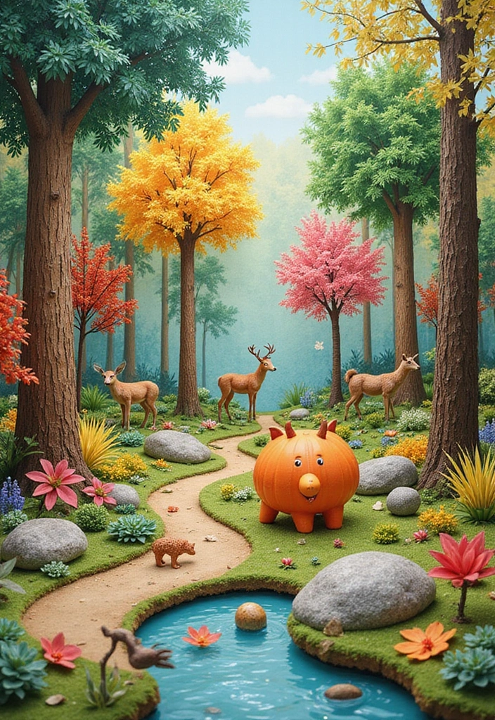 26 Forest Kids Room Ideas That Bring Nature Indoors - 26. Sensorial Forest Play Mat