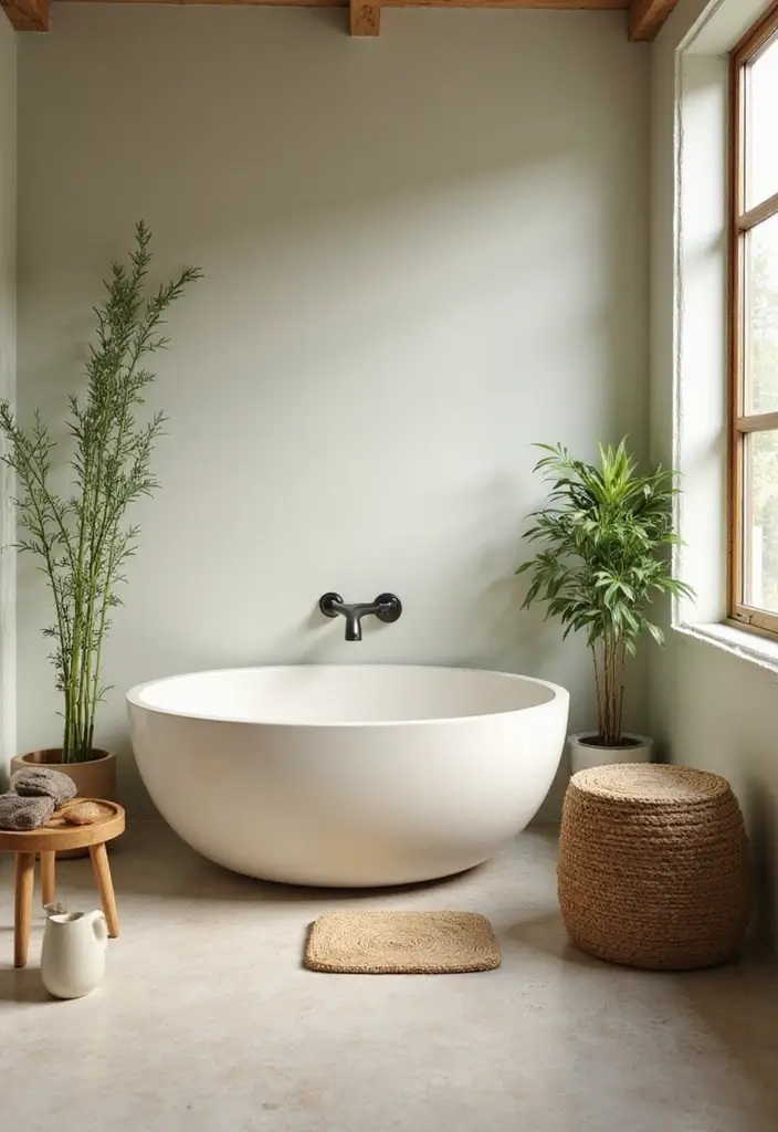 27 Colorful Kids Bathroom Designs That Brighten the Space - 18. Refreshing Zen Oasis