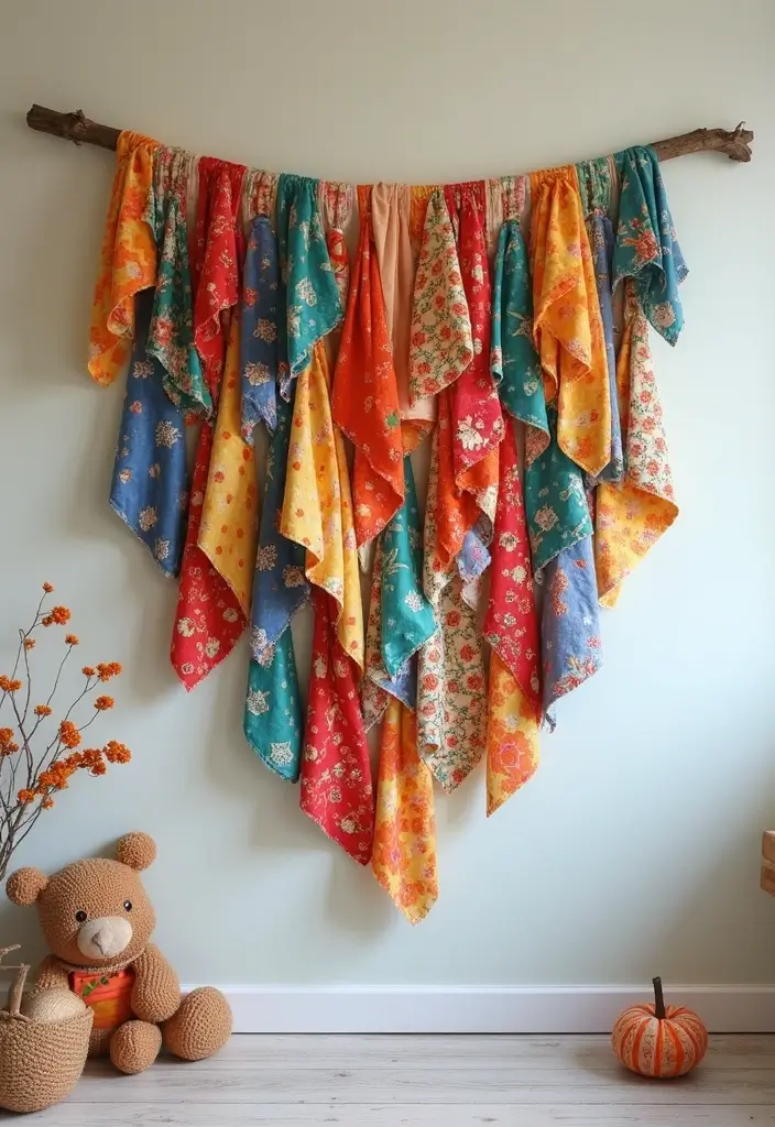 27 DIY Kids Room Decor Projects That Are Fun and Affordable - 3. Fun Fabric Wall Hangings