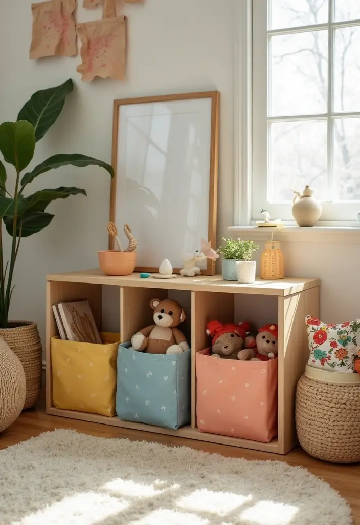 27 DIY Kids Room Decor Projects That Are Fun and Affordable - 7. Eco-Friendly Toy Storage