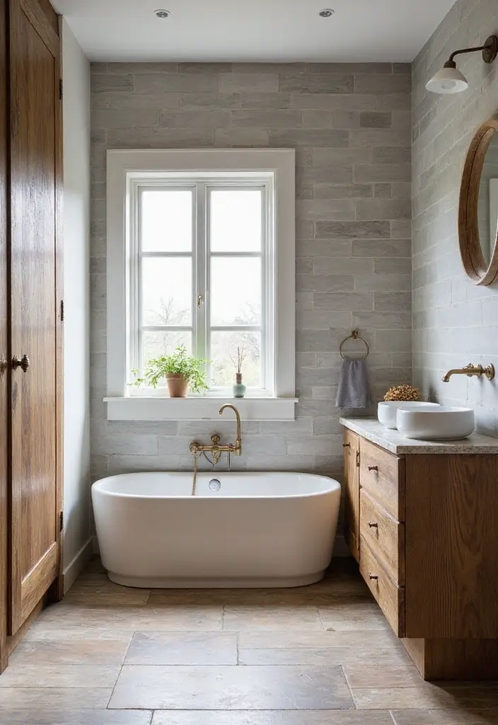 27 Farmhouse Kids Bathroom Designs That Feel Rustic and Fresh 18. Easy Clean Surfaces