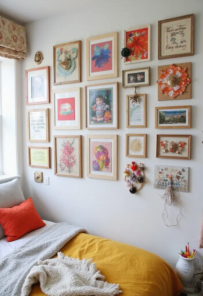 27 Industrial Kids Bedroom Styles That Look Unique and Trendy - 4. Creative Wall Art