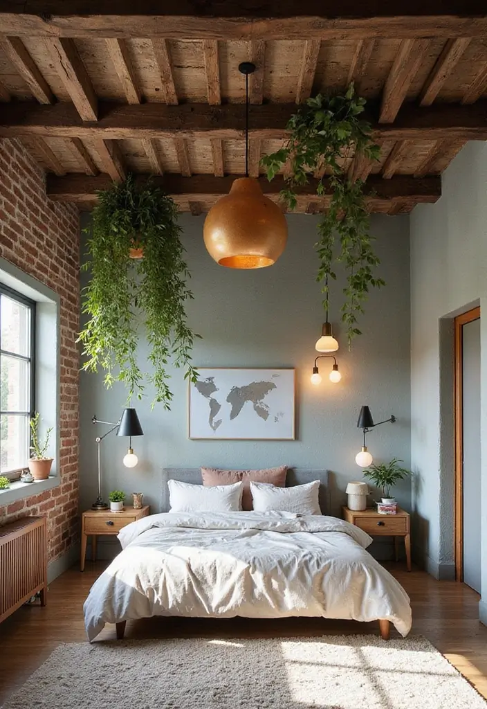27 Industrial Kids Bedroom Styles That Look Unique and Trendy - 7. Statement Ceiling Elements