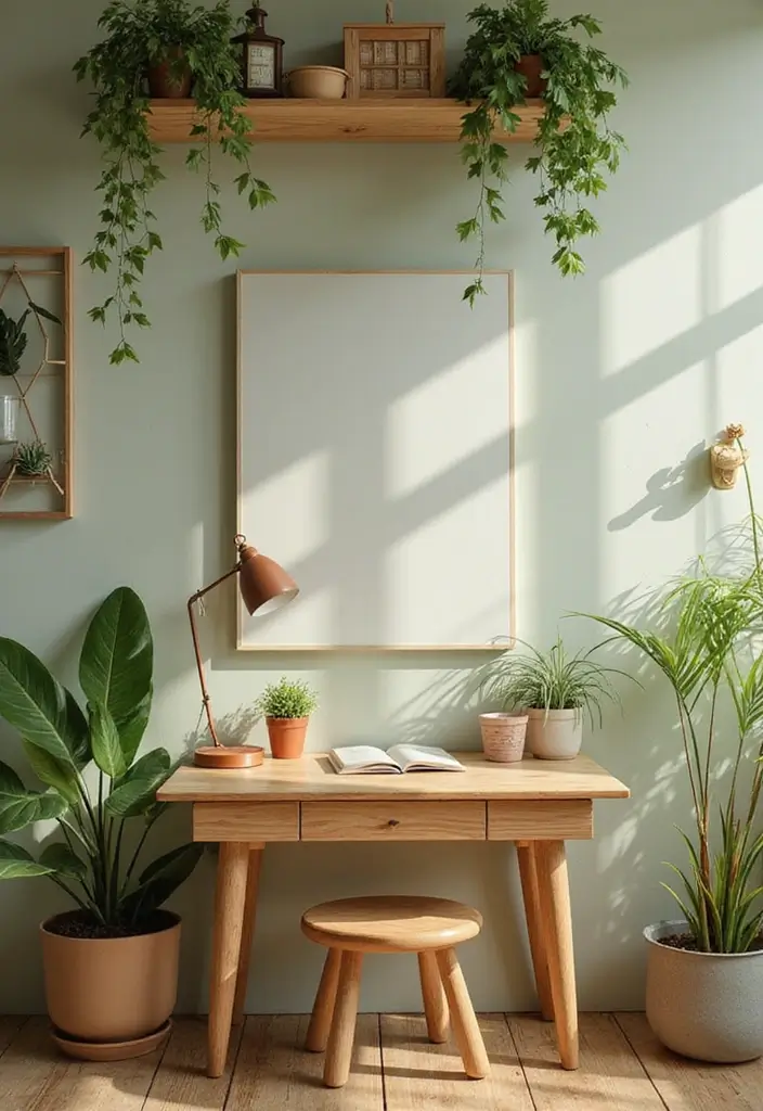27 Kids Desk Ideas for Homework Stations That Boost Focus - 16. Nature-Inspired Desks