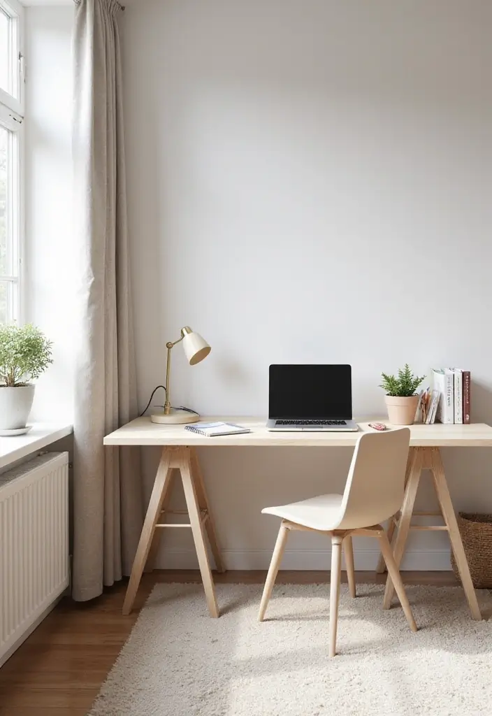 27 Kids Desk Ideas for Homework Stations That Boost Focus - 18. Minimalist Desks