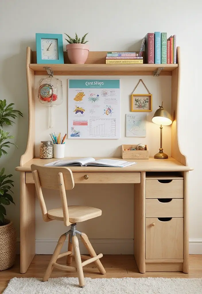 27 Kids Desk Ideas for Homework Stations That Boost Focus - 4. Multi-Functional Desks