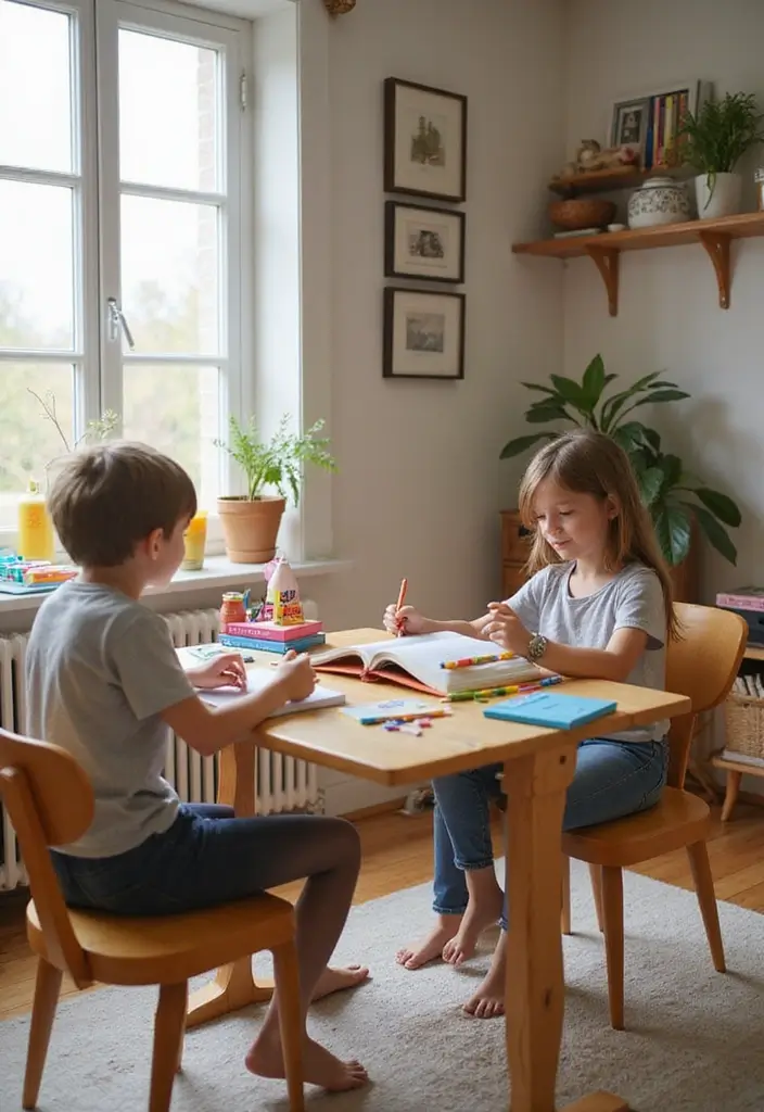 27 Kids Desk Ideas for Homework Stations That Boost Focus - 5. Pop-Up Desks
