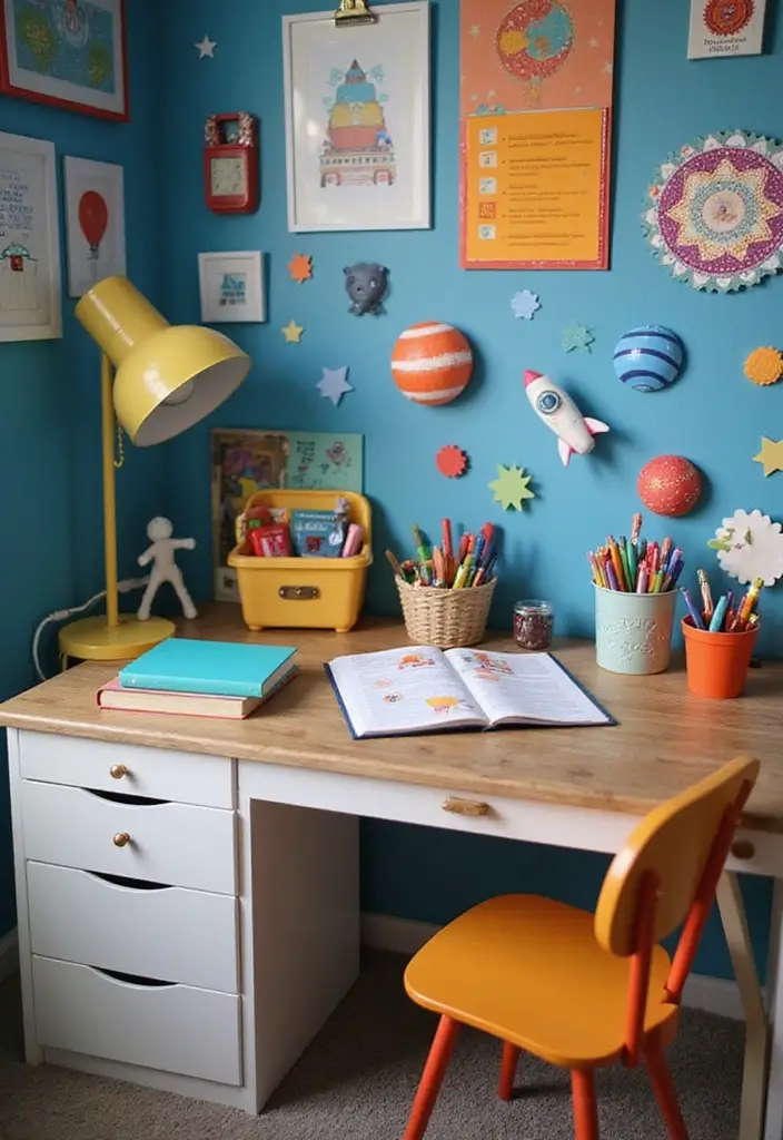 27 Kids Desk Ideas for Homework Stations That Boost Focus - 8. Themed Desks