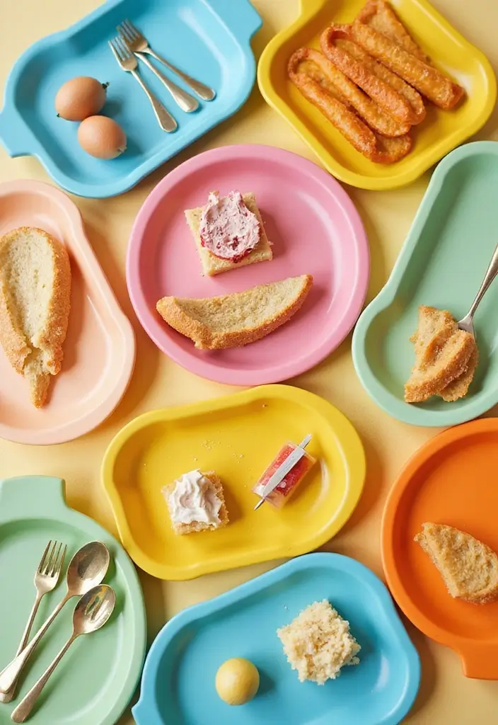 27 Kids Kitchen Storage Solutions That Parents Love - 23. Kid-Friendly Serving Trays