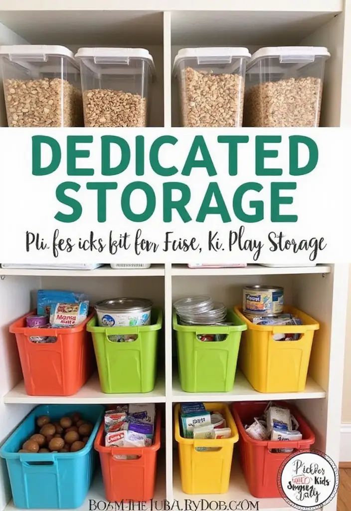 27 Kids Kitchen Storage Solutions That Parents Love - 26. Seasonal Storage Ideas