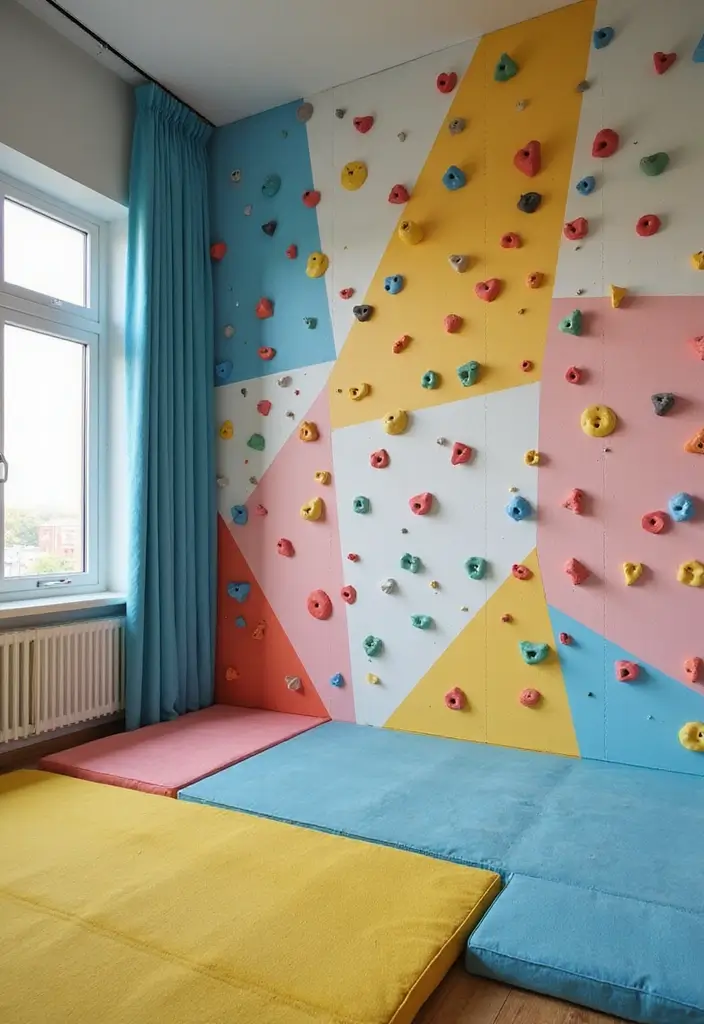 27 Kids Room Ideas That Spark Creativity and Fun - 10. Innovative Climbing Walls