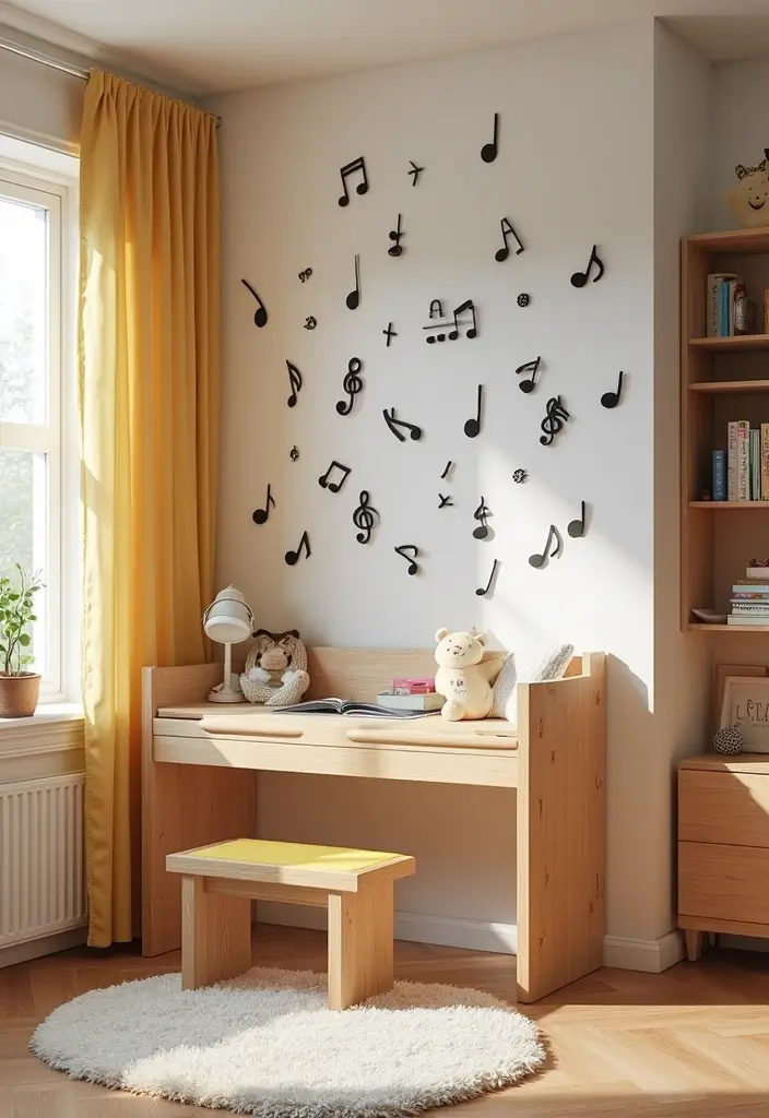 27 Kids Room Ideas That Spark Creativity and Fun - 22. Musical Elements