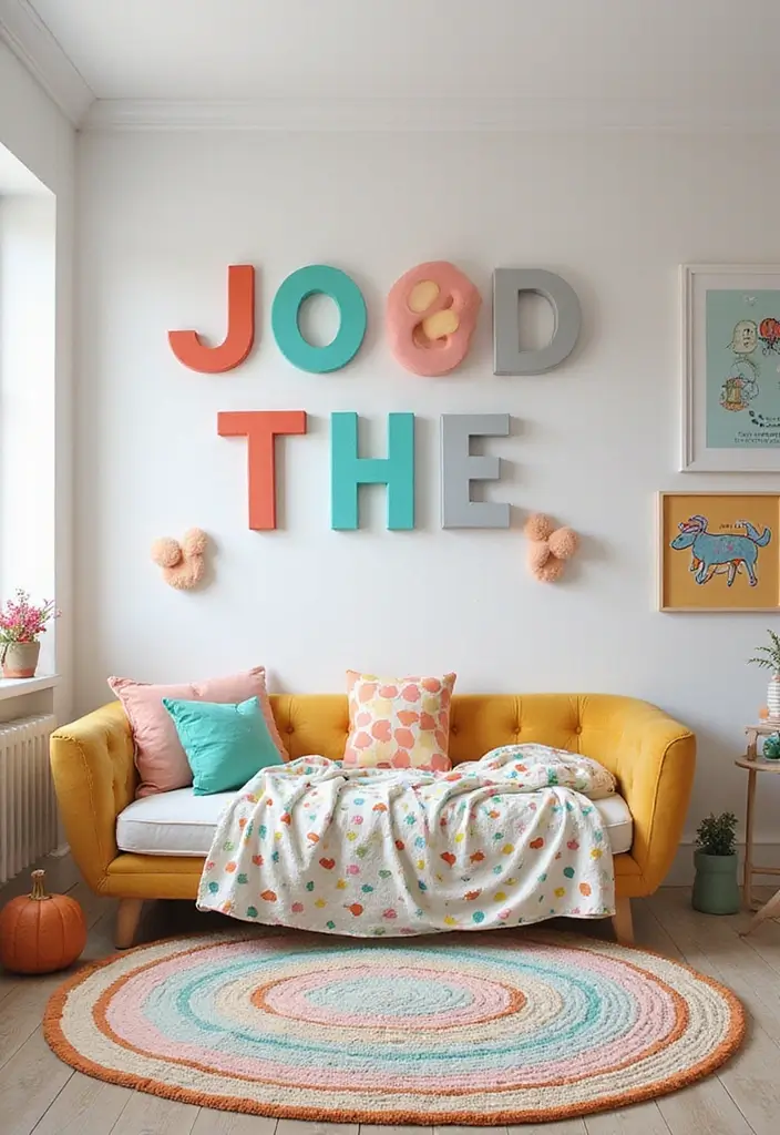 27 Kids Room Ideas That Spark Creativity and Fun - 8. Personalized Name Decor