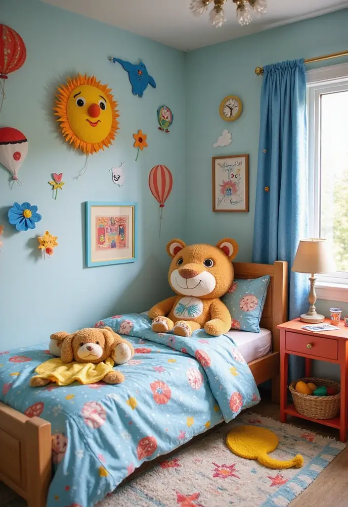 27 Small Shared Kids Bedroom Hacks That Save Space - 21. Fun Themed Decor