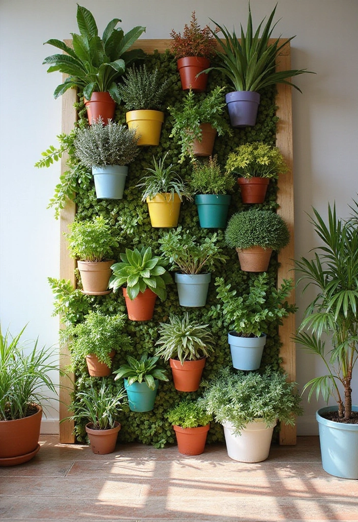 27 Small Shared Kids Bedroom Hacks That Save Space - 6. Vertical Garden Wall