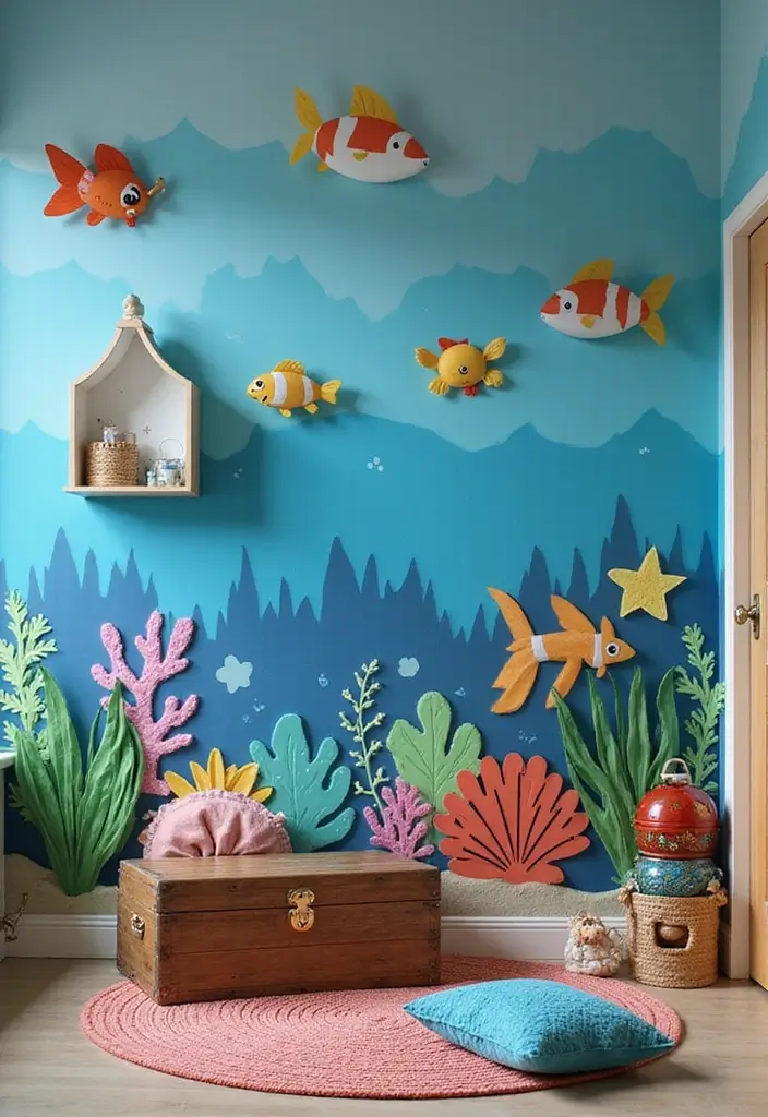 28 Coastal Kids Bedroom Inspirations Full of Breezy Charm - 23. Undersea Adventure Themes