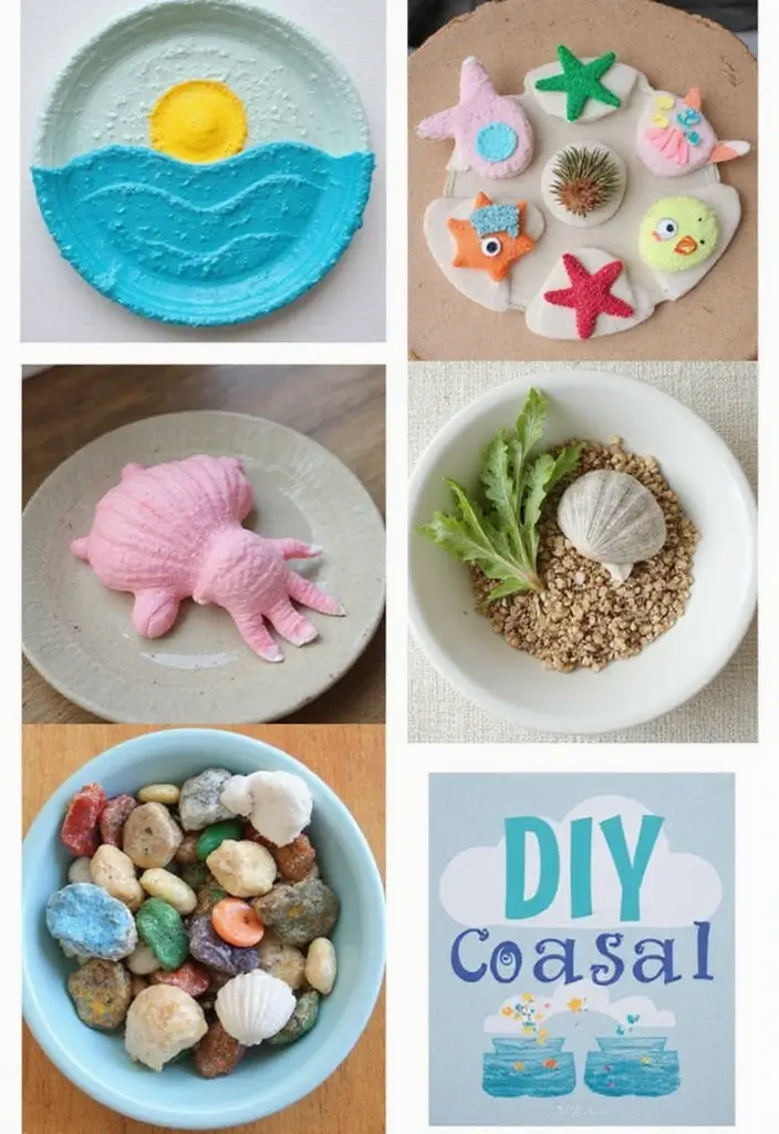 28 Coastal Kids Bedroom Inspirations Full of Breezy Charm - 24. DIY Coastal Crafts