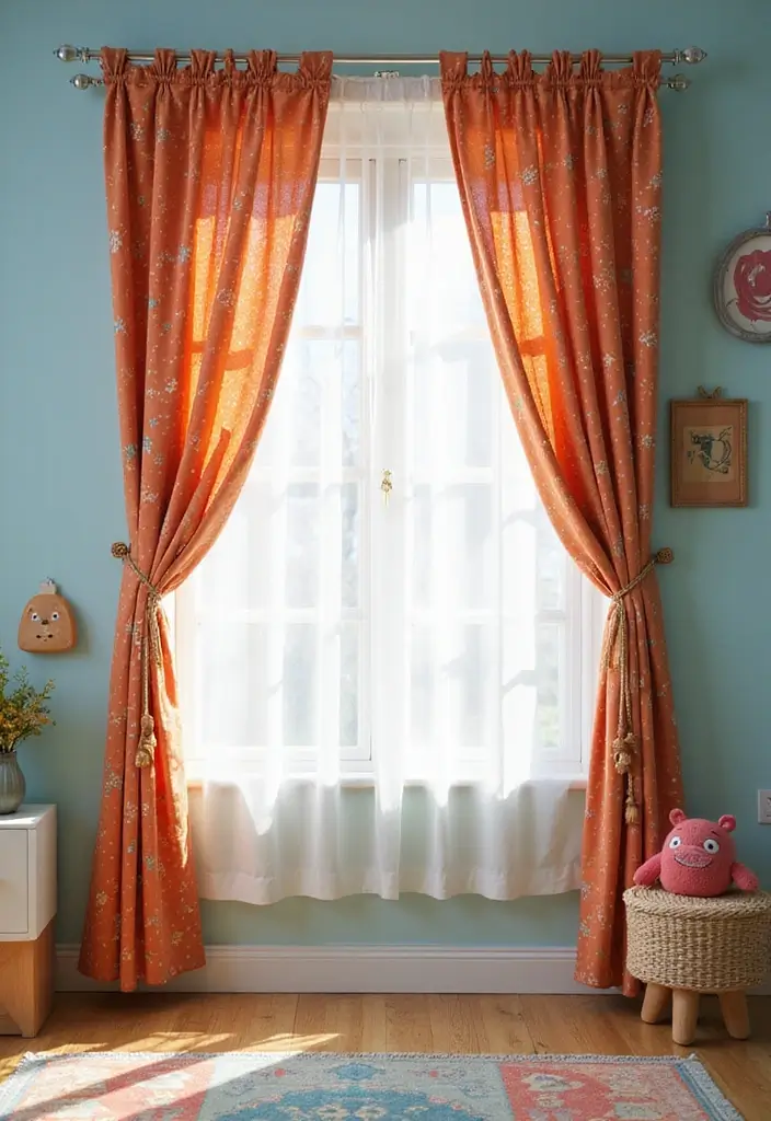 28 Harry Potter Kids Room Inspirations Full of Magic - 10. Quirky Curtains