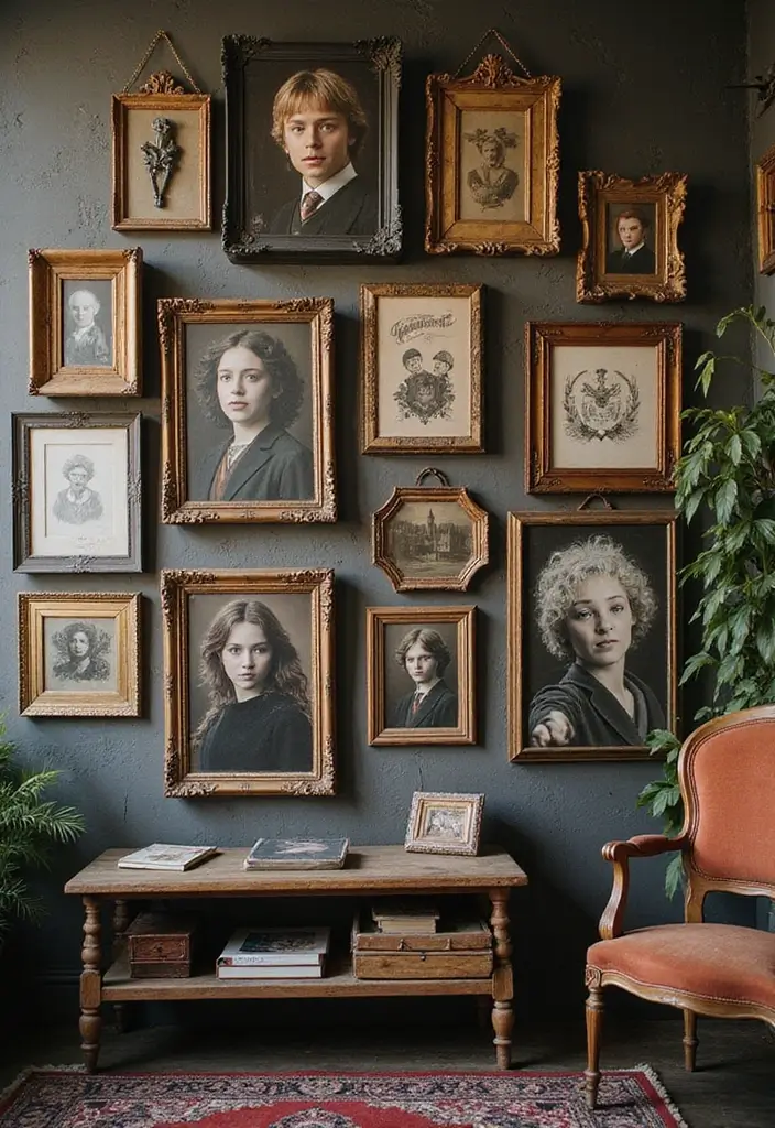 28 Harry Potter Kids Room Inspirations Full of Magic - 16. Wizarding Photos and Frames