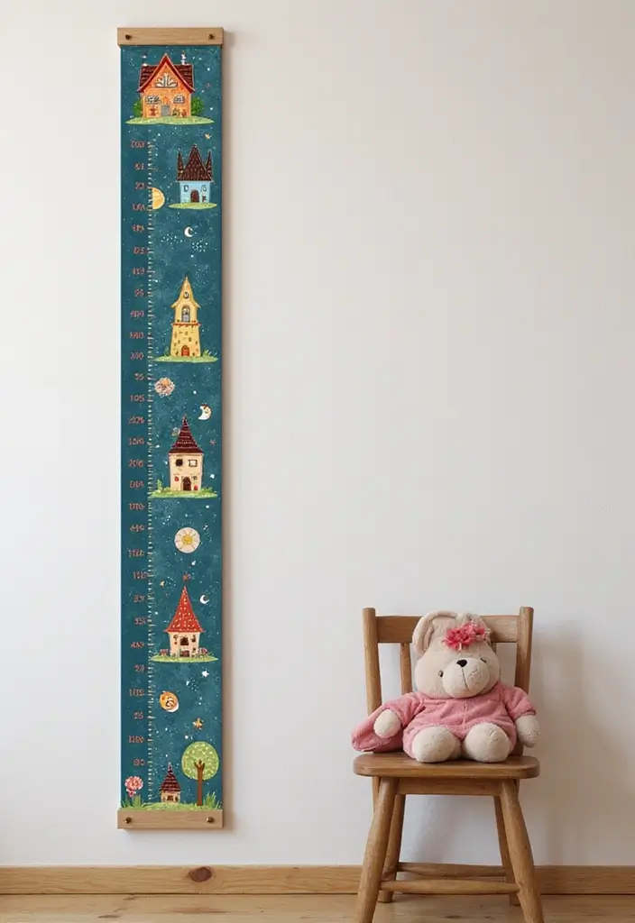 28 Harry Potter Kids Room Inspirations Full of Magic - 17. Magical Growth Chart