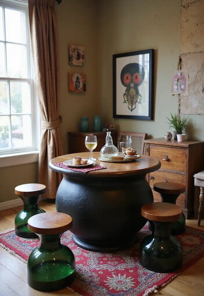 28 Harry Potter Kids Room Inspirations Full of Magic - 22. Cauldron-Inspired Furniture