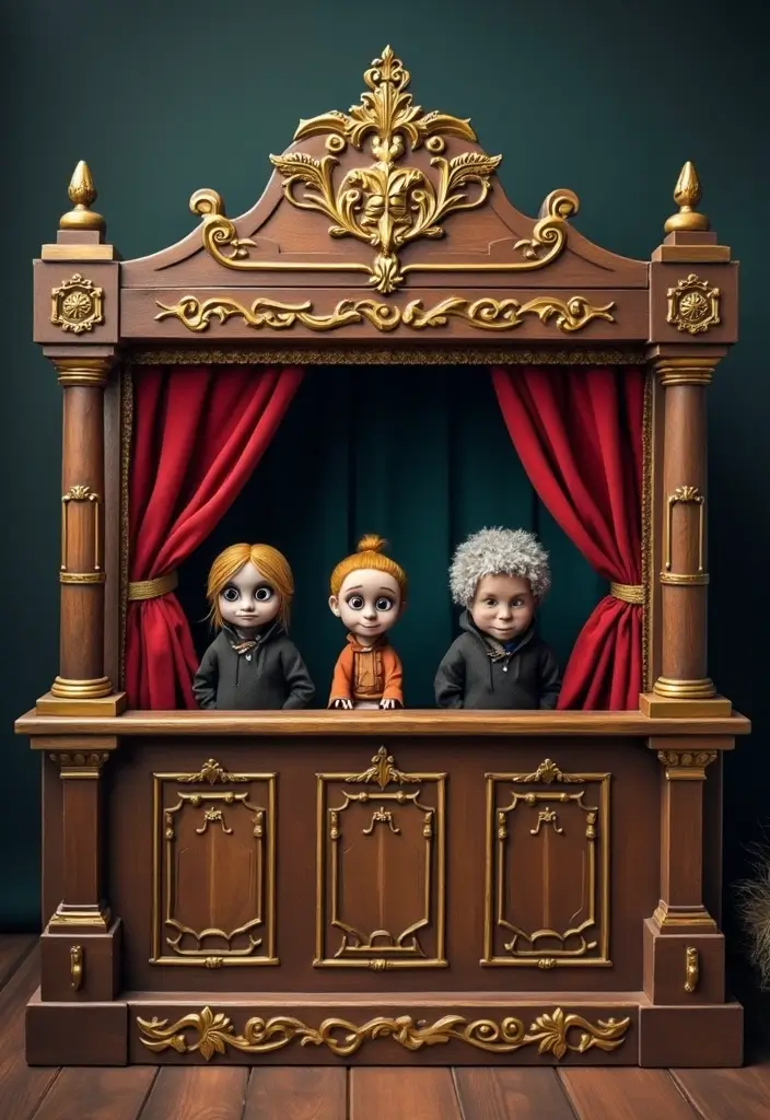 28 Harry Potter Kids Room Inspirations Full of Magic - 24. Magical Puppet Theater