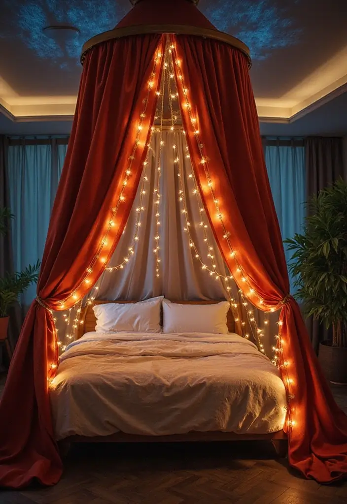 28 Harry Potter Kids Room Inspirations Full of Magic - 28. Dreamy Canopy Beds