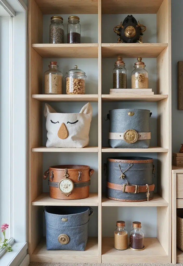 28 Harry Potter Kids Room Inspirations Full of Magic - 7. Whimsical Storage Solutions