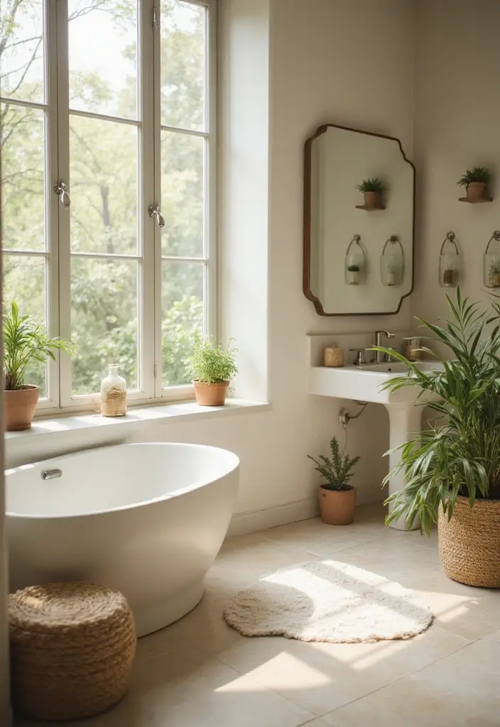 28 Kids Jack and Jill Bathroom Ideas That Are Functional and Fun - 22. Nature-Infused Scents