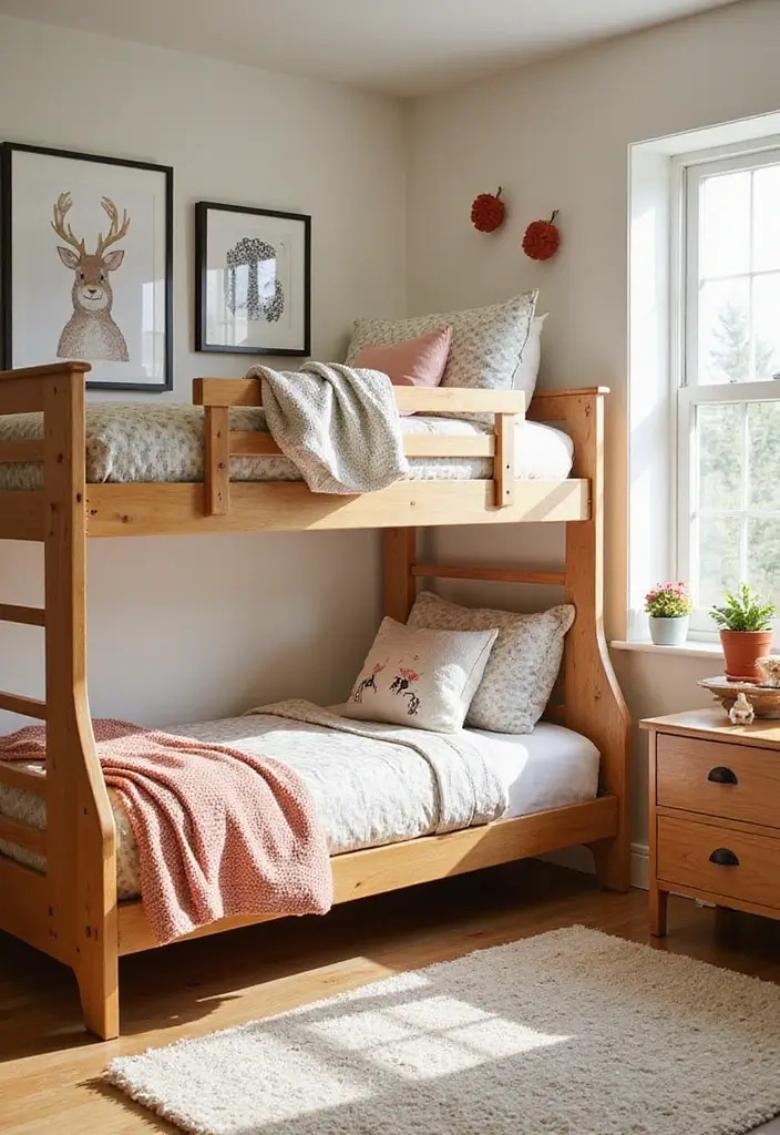 28 Kids Rooms with Bunk Beds That Save Space in Style - 25. The Seasonal Theme