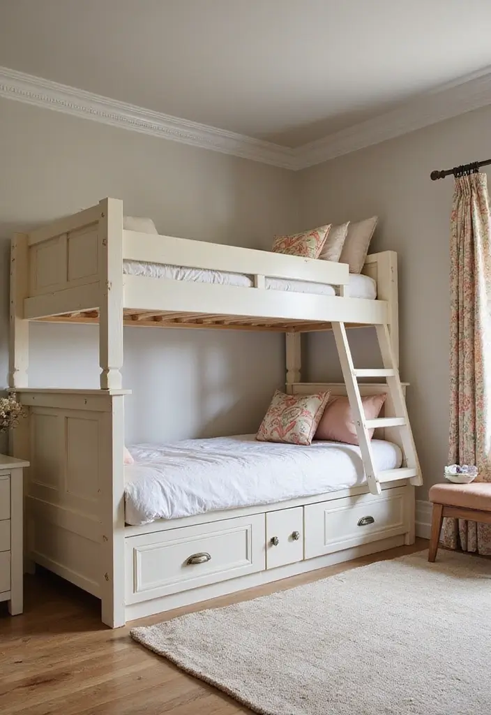 28 Kids Rooms with Bunk Beds That Save Space in Style - 28. The Timeless Classic
