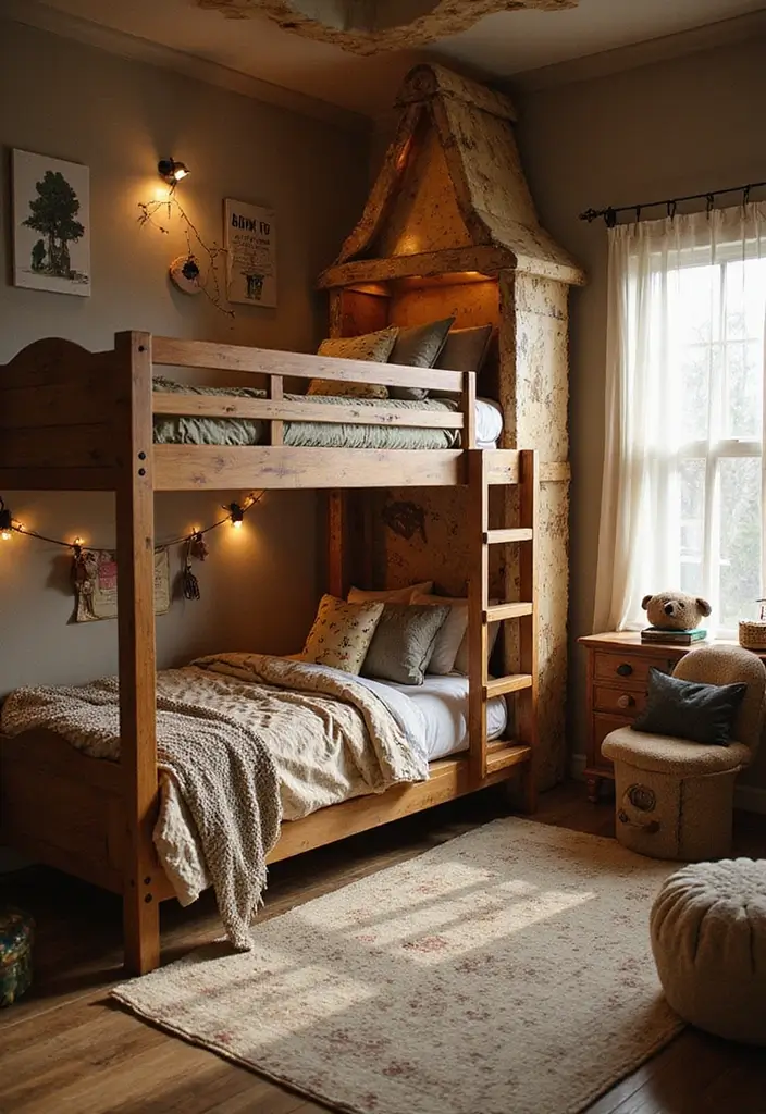 28 Kids Rooms with Bunk Beds That Save Space in Style - 4. The Adventure Zone